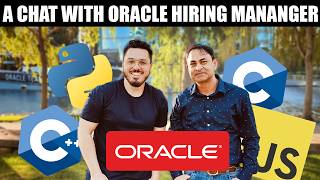 Job Advice from an Oracle Hiring Manager Silicon Valley [upl. by Shaefer]