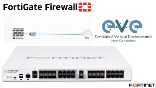 Installation of Fortinet firewall in EVENG [upl. by Gisser418]