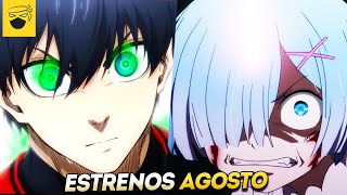 🔥ESTRENOS ANIME IMPERDIBLES AGOSTO 2024 NETFLIX Crunchyroll Disney Animeflv xd y más [upl. by Ube]