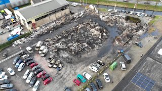 Kans op vinden oorzaak klein vakgarage in Heerhugowaard volledig verdwenen na heftige brand [upl. by Neidhardt]