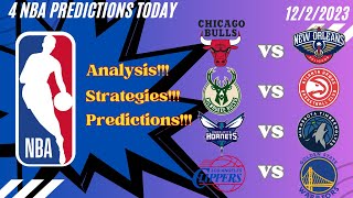 Ballin Insights 4 NBA Picks and Predictions for Todays Action 12223 [upl. by Gottwald]