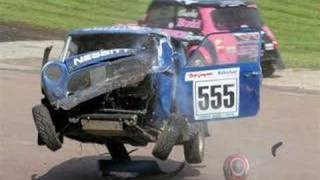 MASSIVE RALLYCROSS CRASH  LYDDEN HILL [upl. by Gaither]