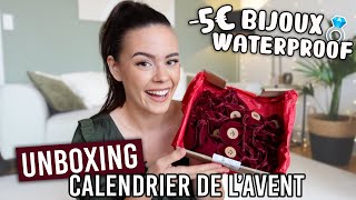 UNBOXING Calendrier de l’avent  5€  bijoux WATERPROOF  115€ [upl. by Galer]