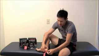 Achilles Tendon taping  Skinetex [upl. by Nameloc]