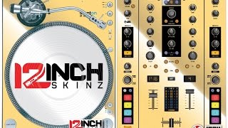 GOLD Turntables amp Mixer By 12inchskinzcom DIY Video [upl. by Zavras741]