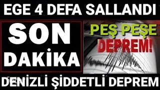 Denizli Pamukkale KÖTÜ Haber Şiddetli DEPREM SON DAKİKA Açıklaması [upl. by Nial452]