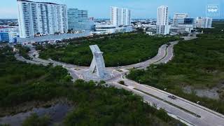 Malecon Tajamar Cancun Drone 4K [upl. by Rausch]