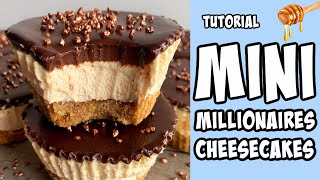 Mini Millionaires Cheesecakes Recipe tutorial Shorts [upl. by Imis444]