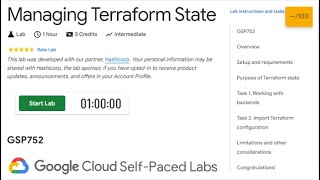 Managing Terraform State  GSP752  Terraform on Google Cloud  QUICKGCPLAB  2024 qwiklabs [upl. by Irrak504]