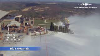 Snowmaking  Winter in the Poconos [upl. by Edge]