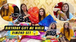 Birthday Gifts Ki Unboxing 😍 Mila Dimond Set  😱 Sneha Sachdeva [upl. by Trojan]