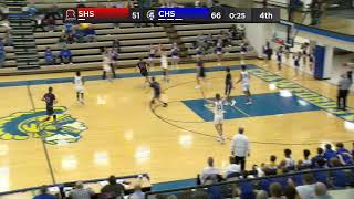 Boys Varsity Baskeball Crawfordsville Athenians vs Seeger Patriots [upl. by Roland]