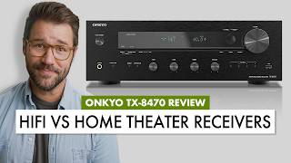 STEREO vs HOME THEATER RECEIVERS Which is BEST ONKYO TX8470 REVIEW [upl. by Nevil]