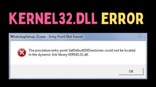 How To Fix Kernel32dll Errors On Windows 11 [upl. by Lowell]