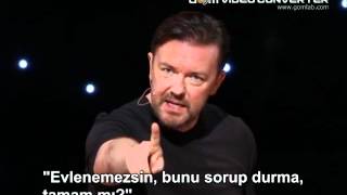 Ricky Gervais  Homoseksüel Evliliği [upl. by Nali320]