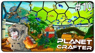 ALLEVIAMO DELLE FARFALLE RARE E ANCHE LE API PER IL LORO MIELE  Planet Crafter  ep10 [upl. by Nyrehtak]