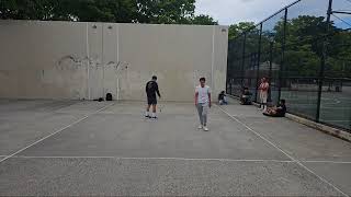 Pomonok  Rookie Of Year  C Singles Rd 2  Dee Nice amp Juan  Filmed By Handball United  622024 [upl. by Arreit]