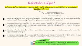 La féminisation  1 notion en 2 minutes [upl. by Betthel]