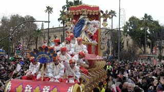 Cabalgata Reyes Magos Sevilla 2022 [upl. by Yeltsew]