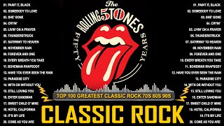 Rolling Stones Pink Floyd Queen ACDC Metallica Nirvana GNR U2 Aerosmith🔥Classic Rock 80s 90s [upl. by Dragde]