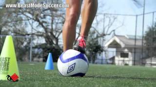 Simple Soccer Footwork Drills for Beginners  Instantly Improve Footwork with Ali Riley [upl. by Arika]