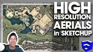 HIGH RESOLUTION AERIALS in SketchUp  How to Download Nearmap Images with Placemaker [upl. by Cameron31]