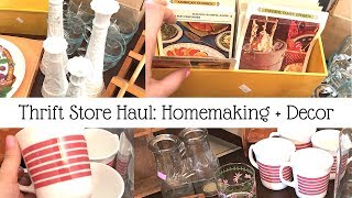 Thrift Haul  Salvation Army  Milk Glass Corningware  Vintage Recipes [upl. by Whale]