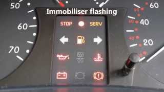 Renault Clio Mk2 Immobiliser Bypass Trick [upl. by Strephonn597]