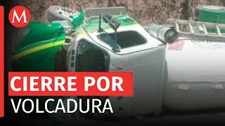 En Oaxaca se registró la volcadura de una pipa de gas [upl. by Haden506]