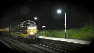 Deltic 100mph through the Night  D9009 Alycidon [upl. by Edniya]