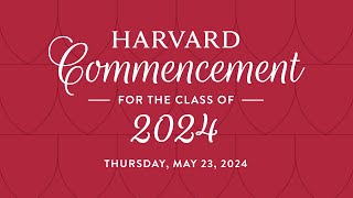 Harvard Commencement 2024 [upl. by Htiduj]