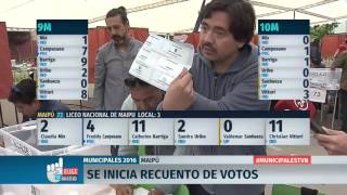 Comienza el voto a voto en el Liceo Nacional de Maipú  Buenos días a todos [upl. by Vardon]