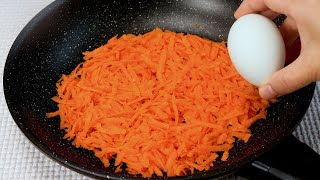 1 carrot with 1 egg your kids will be asking for this for breakfast everyday [upl. by Dionis]