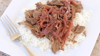 Flaming Shredded Beef Recipe  Fork Tender by Rockin Robin [upl. by Asselam]