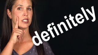 How to Pronounce DEFINITELY  American English  Word of the Week [upl. by Pen]