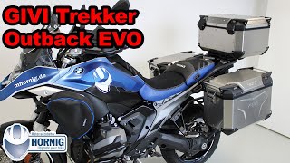 GIVI Seitenkoffer und Topcase für BMW R1300GS by HORNIG [upl. by Ayrb]