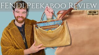 Fendi Large Peekaboo Review  Switch Bags with Me  Fashionphile  What Fits [upl. by Giraldo648]