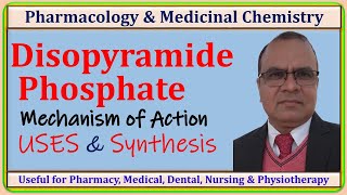 Disopyramide Phosphate  Medicinal Chemistry Sem 5th  Disopyramide phosphate Synthesis [upl. by Gazo409]