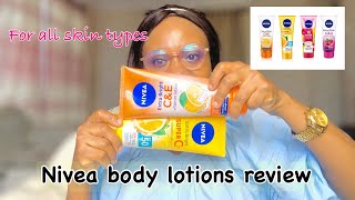 Nivea extra white c and e vitamin lotion review Best body lotion how to lighten your skin nivea [upl. by Apple]