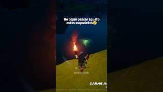 No dejan pescar agusto estos esqueletos en Lego Fortnite 😒 legofortnite [upl. by Icram]