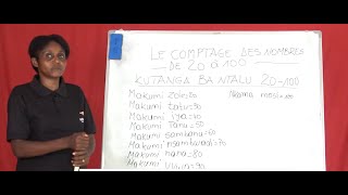 LECON 22 LE COMPTAGE DE 20 A 100 EN KIKONGO [upl. by Analli]