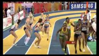 4x400m Relay Women  IAAF World Indoor Championship Doha 2010 [upl. by Ras591]