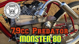 Firmstrong 4 Stroke Predator 79cc Monster 80 Motorized Bike Bicycle [upl. by Darahs247]