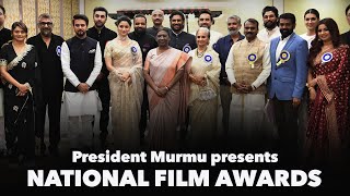 President Droupadi Murmu presents the 69th National Film Awards at Vigyan Bhavan New Delhi [upl. by Argyle]