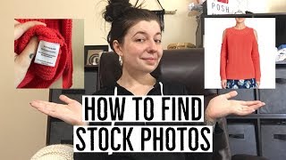 HOW TO FIND STOCK PHOTOS FOR POSHMARK [upl. by Egwan847]