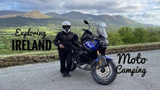 Ireland on Motorcycle Moto Camping with Yamaha Super Tenere ireland motovlog travelvlog camp [upl. by Rillings]