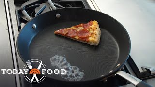 Reheat Pizza The Right Way And NOT In The Microwave  TODAY [upl. by Robbin427]