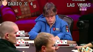 Dario Minieri vs Tom Dwan  BLUFF DA 344400 A LAS VEGAS [upl. by Atnauqal901]