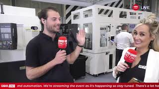 MTDCNC live at MACH 2022 NCMT  Okuma Machining excellence at affordable prices [upl. by Lyrradal]