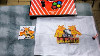 Unboxing e Review de controle arcade da 2nd Impact pro Neo Geo AES [upl. by Lam]